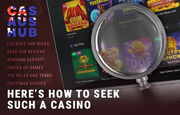 How to choose a casino with min deposit of 5 AUD