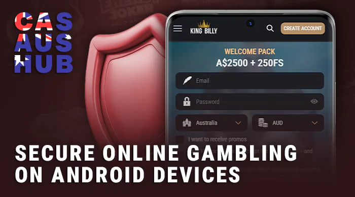 The security of android online casino for Australian users