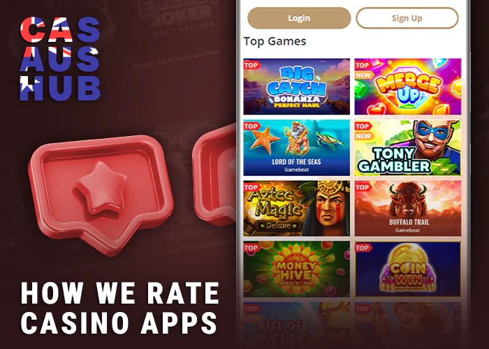 Online casino application evaluation points