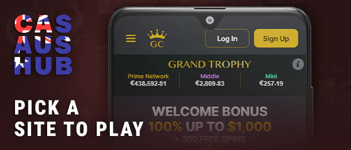 Open an online casino site with Google Pay payments