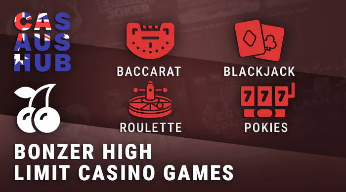 Casino games at high roller casino - blackjack, pokies and more