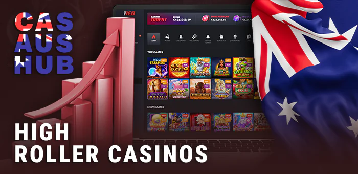 Ranking of high stakes casinos for players from Australia