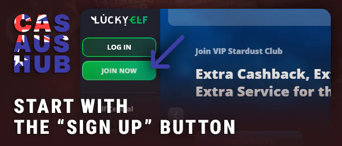 Start registration at a casino with live games