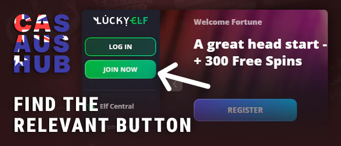 Start the registration process at MasterCard Casino Sites