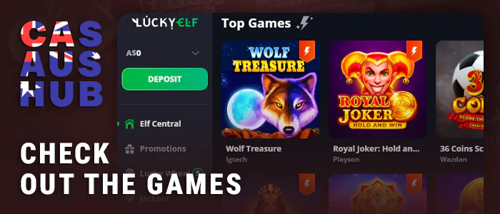 Check out the pokies section at Minimum Deposit Casinos