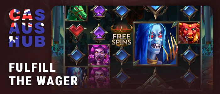 Wager online casino signup bonus