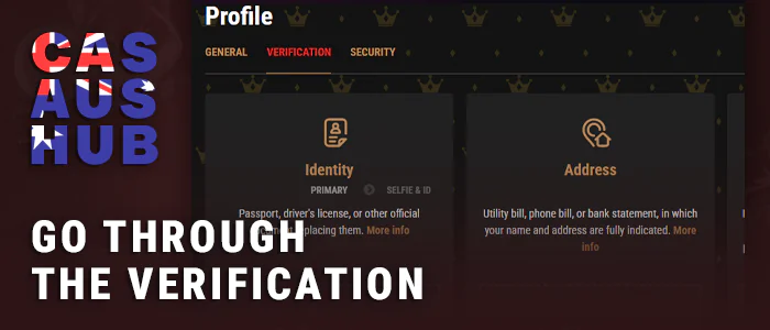 Go through the verification process at PaySafe Online Casinos