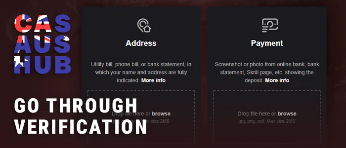 Verify your POLi casinos account via documents