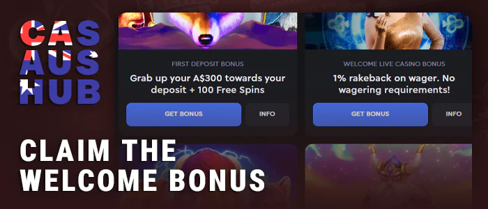 Take a welcome bonus at real money casinos