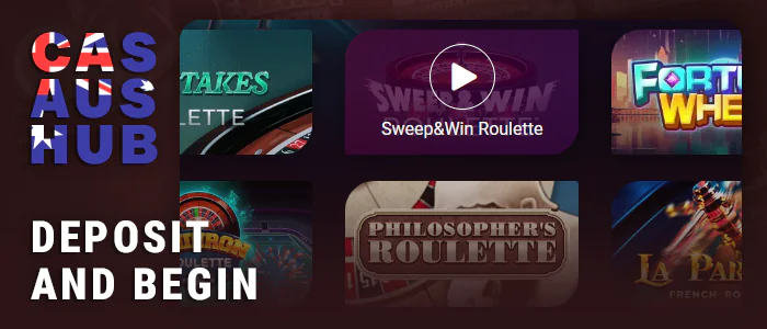 Start playing casino roulette after deposit