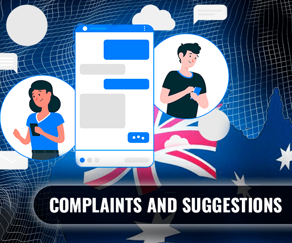 Suggestions and complaints at 500Rules in AU