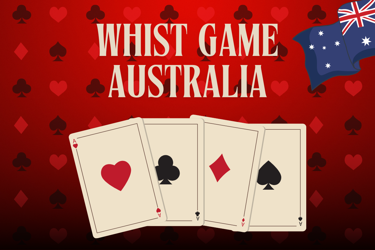 paper cards and the Australian flag on a red card background