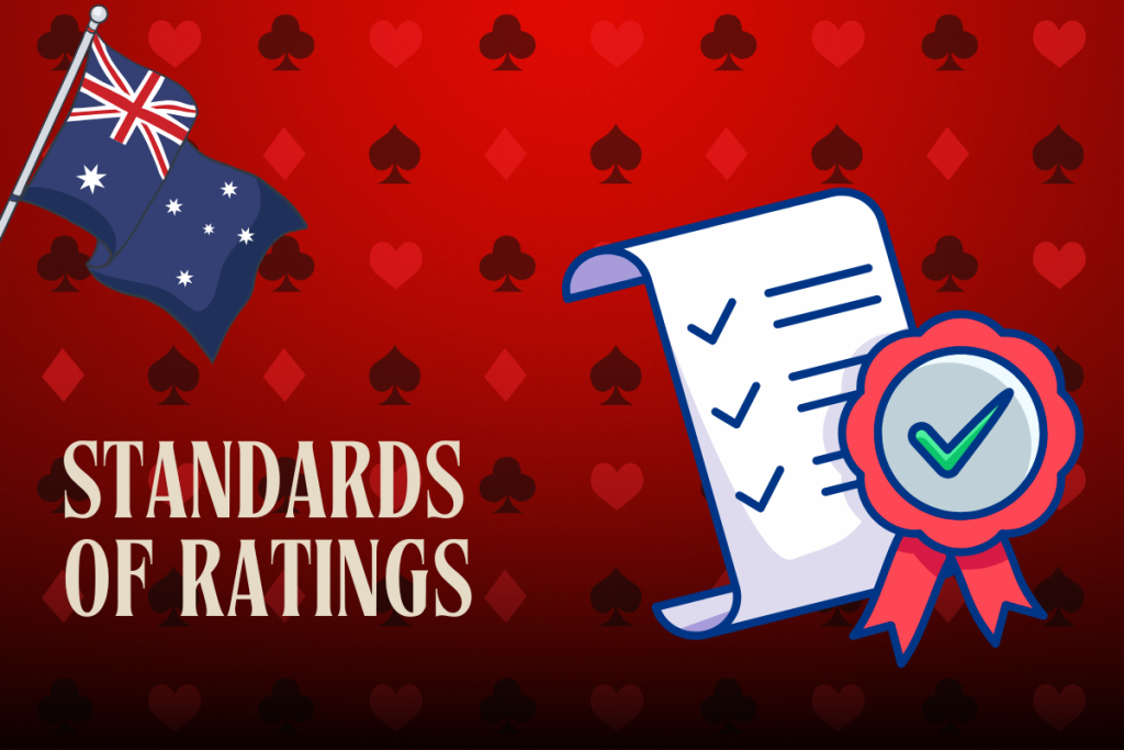 draw document and australian flag on red card background