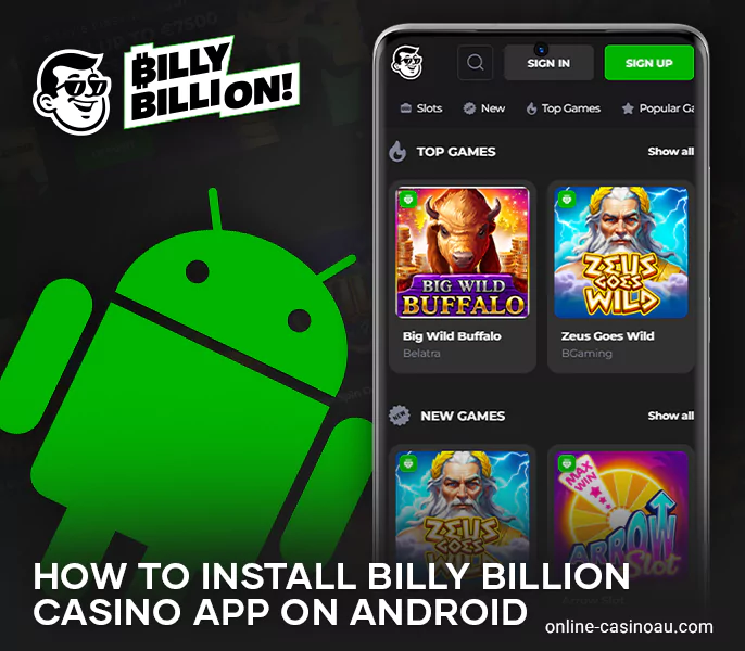 Download Billy Billion Casino app for android phone