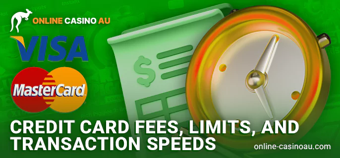 Fees for payments via Credit Card in casinos