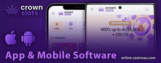 CrownSlots app for casino games