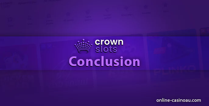 Results of expert opinion about online casino CrownSlots