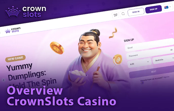 Read the text review of CrownSlots Casino