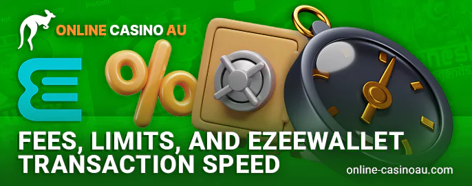 EzeeWallet fees and limits for casino payments - speed of payments