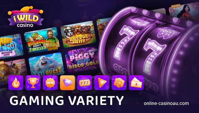 What games are available at iWild Casino
