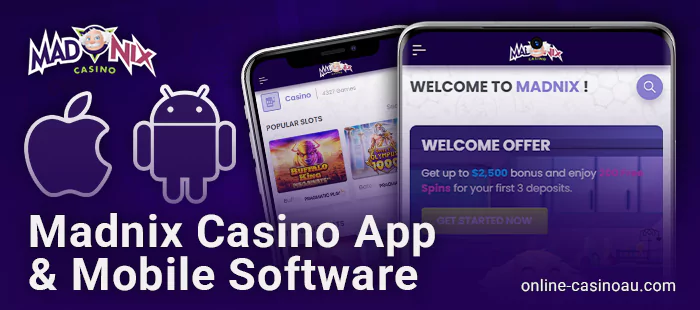Madnix Casino Android and ios app for Australians