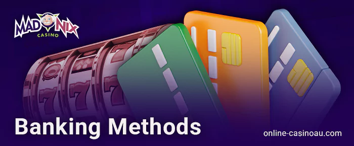 About deposits and withdrawals for Madnix Casino players