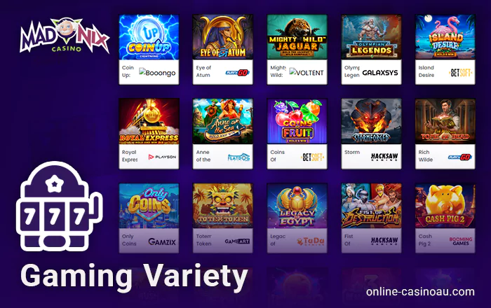 Online pokies for real money at Madnix Casino