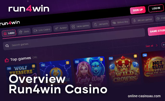 Detailed review of Run4Win online casino in Australia