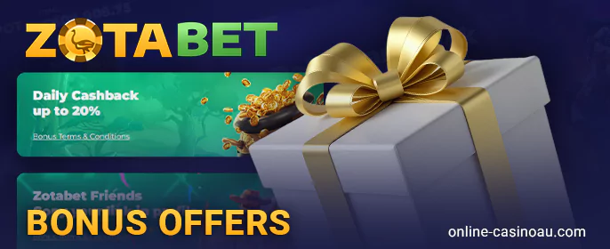 What bonuses are there for players at Zotabet Casino