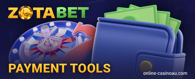 Zotabet Casino payment systems for deposits and withdrawals