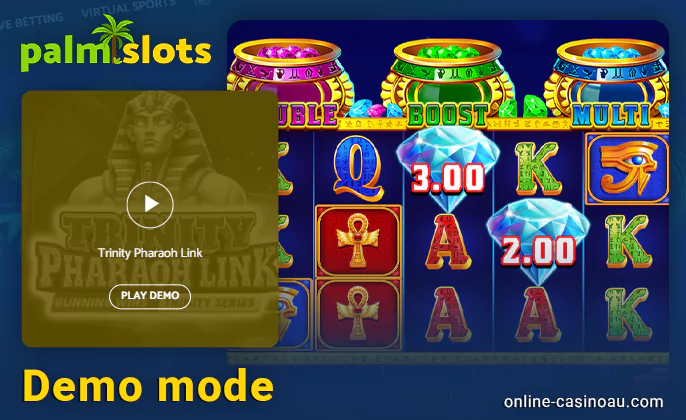 Play Demo pokies at Palmslots Casino