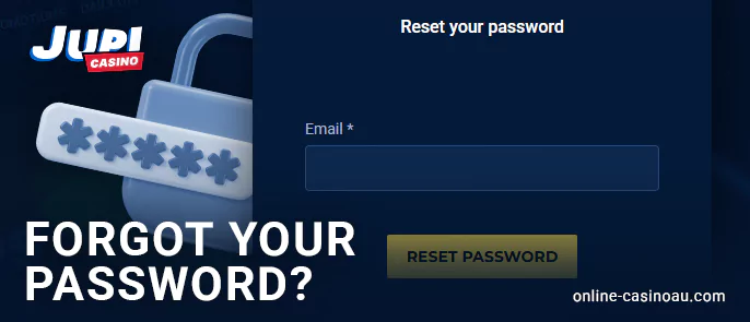 How to regain access to Jupi Casino account - password recovery