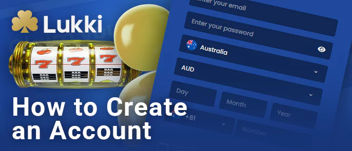 How to create a new account at Lukki Casino