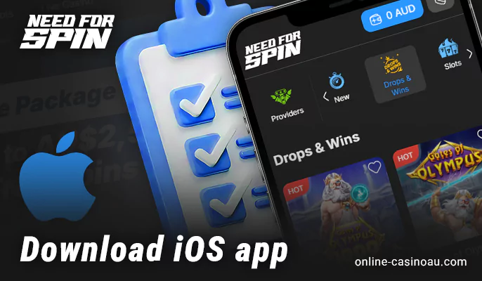 How to download Need For Spin Casino app on iPhone