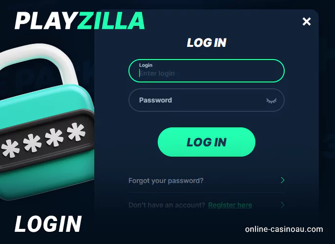 Playzilla Casino Login Methods