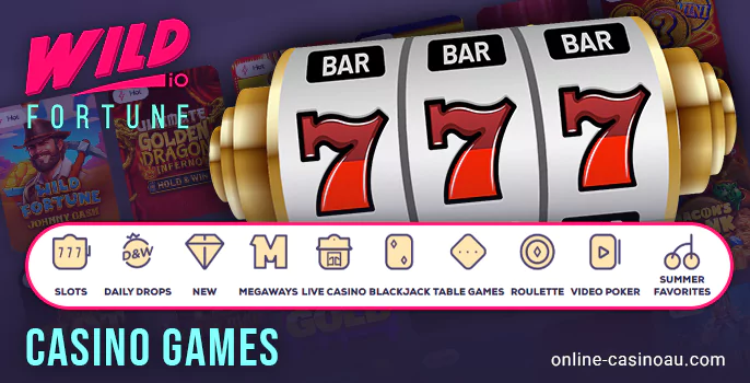 Games at Wild Fortune Casino - 4,400+