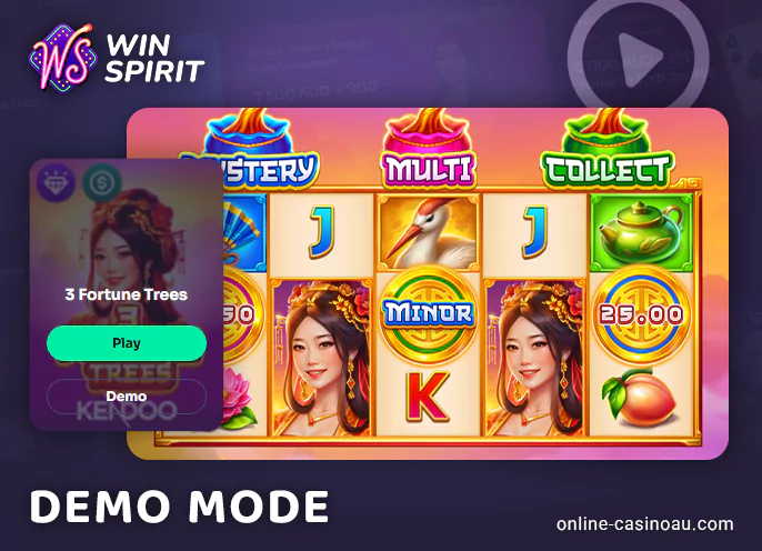 Demo for Australian players at WinSpirit Casino