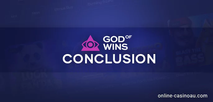 Summary of the article about God of Wins casino