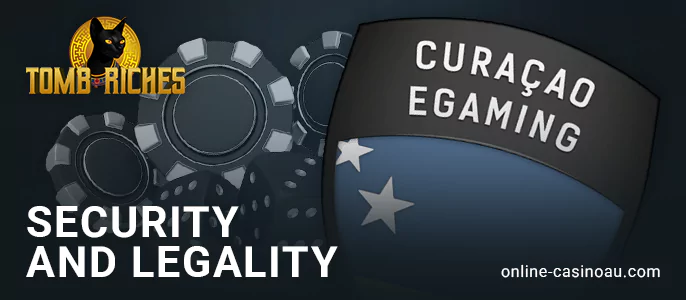 TombRiches Casino License - Safety for Australian Players